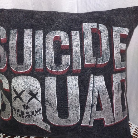 Rag Frog Revival Throw pillow cover Up-cycled from a T-shirt size 12"x12" - Picture 3 of 5